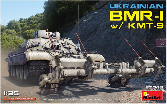 Cover for MiniArt · 1/35 Ukrainian Bmr-1 W/kmt-9 (Legetøj)