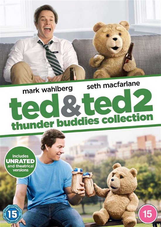 Cover for Ted 1 and 2 Doublepack DVD · Ted / Ted 2 (DVD) (2020)