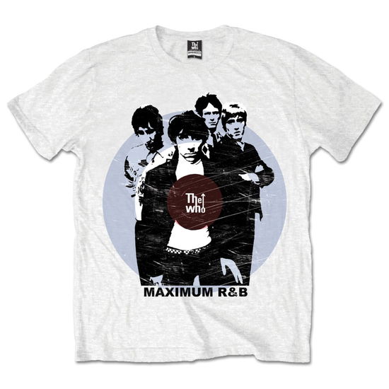 The Who Unisex T-Shirt: Maximum R&B (Retail Pack) - The Who - Fanituote - Bandmerch - 5056170628358 - 