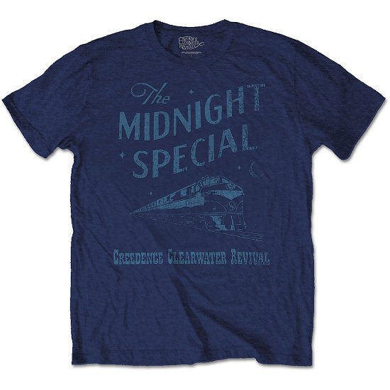 Cover for Creedence Clearwater Revival · Creedence Clearwater Revival Unisex T-Shirt: Midnight Special (T-shirt) [size M] [Blue - Unisex edition] (2020)