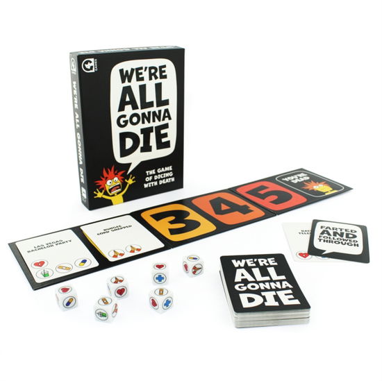 Cover for Were All Gonna Die Boardgames (GAME) (2024)