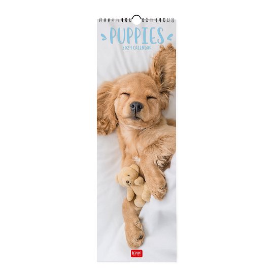 Cover for Legami · Wall Calendars - 2024 Wall Calendar - Puppies - 16x49 - Dogs (Paperback Book) (2023)
