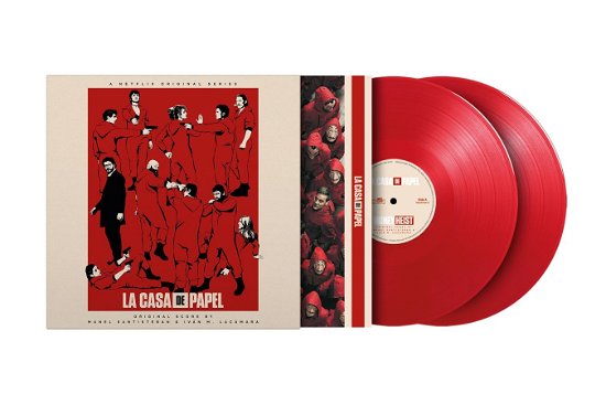 Cover for Manel Santisteban &amp; Iván M. Lacámara · La Casa de Papel (LP) [Red Vinyl edition] (2024)