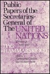 Cover for Dag Hammarskjold · Public Papers of the Secretaries-General of the United Nations: Dag Hammarskjold, 1953-1956 (Hardcover bog) (1978)