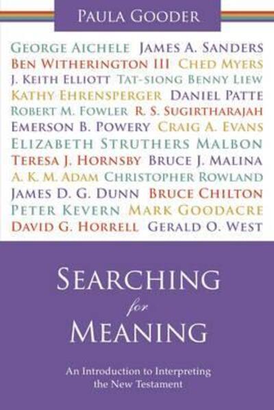 Cover for Dr Paula Gooder · Searching for Meaning: An Introduction To Interpreting The New Testament (Paperback Book) (2008)