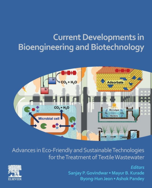 Cover for Current Developments in Bioengineering and Biotechnology: Advances in Eco-friendly and Sustainable Technologies for the Treatment of Textile Wastewater (Paperback Book) (2023)