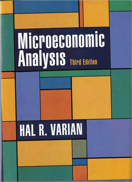 Cover for Varian, Hal R. (University of California, Berkeley) · Microeconomic Analysis (Hardcover Book) [Third edition] (1992)