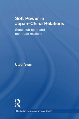 Cover for Utpal Vyas · Soft Power in Japan-China Relations: State, sub-state and non-state relations - Routledge Contemporary Asia Series (Pocketbok) (2013)