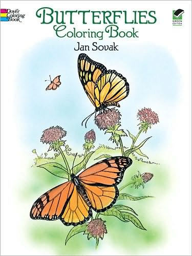 Butterflies Coloring Book - Dover Nature Coloring Book - Jan Sovak - Bücher - Dover Publications Inc. - 9780486273358 - 1. Februar 2000