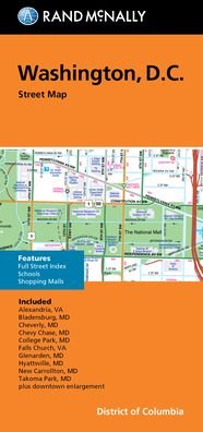 Rand McNally Folded Map: Washington, D.C. Street Map - Rand McNally - Livres - Rand McNally - 9780528025358 - 30 septembre 2021