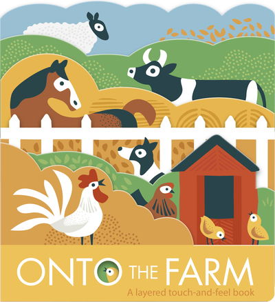 Cover for Laura Baker · Onto The Farm (Board book) (2019)