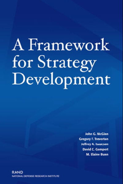 Cover for John G. McGinn · A Framework for Strategy Development (Paperback Book) (2002)