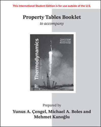 Cover for Yunus Cengel · ISE Property Tables Booklet for Thermodynamics: An Engineering Approach (Paperback Book) (2018)