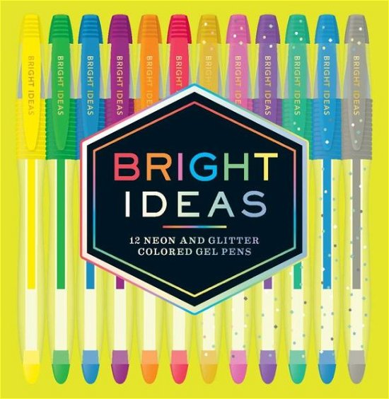 Chronicle Books · Bright Ideas: 12 Neon and Glitter Colored Gel Pens - Bright Ideas (TILBEHØR) (2017)