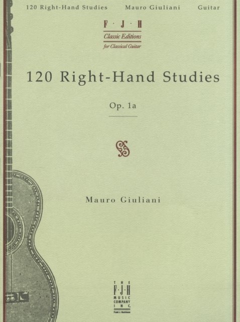 Right Hand Studies (120) Op.1A - Mauro Giuliani - Bøker - FJH Music Co, Inc - 9781569391358 - 1. mars 2024