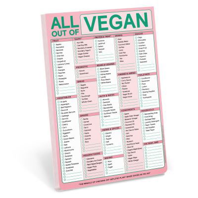 Cover for Knock Knock · Knock Knock All Out Of Vegan (with magnet) Classic Pad (Print) [Pastel edition] (2021)