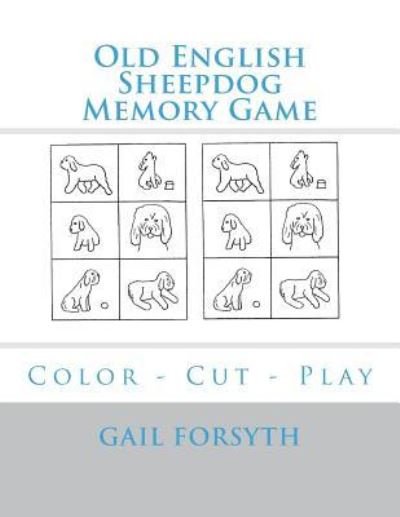 Cover for Gail Forsyth · Old English Sheepdog Memory Game (Pocketbok) (2018)