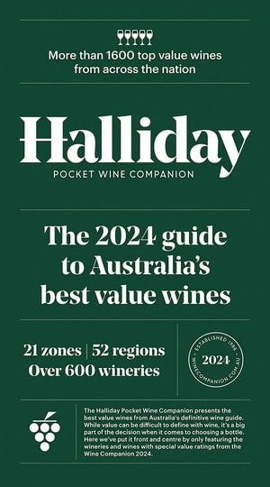 Cover for James Halliday · Halliday Pocket Wine Companion 2024: The 2024 Guide to Australia's Best Value Wines (Hardcover Book) (2024)