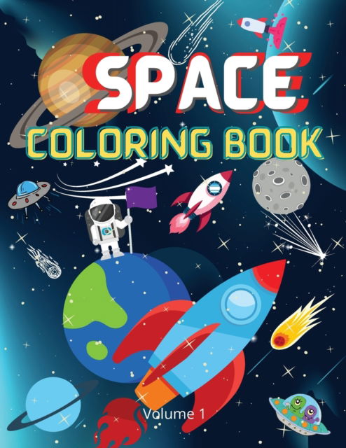 Cover for Moondust Press · Space Coloring Book (Paperback Book) (2021)