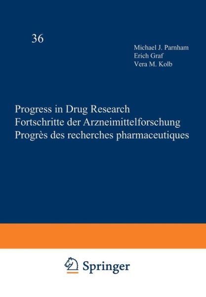 Cover for Jucker · Progress in Drug Research / Fortschritte der Arzneimittelforschung / Progres des recherches pharmaceutiques - Progress in Drug Research (Paperback Book) [Softcover reprint of the original 1st ed. 1991 edition] (2012)