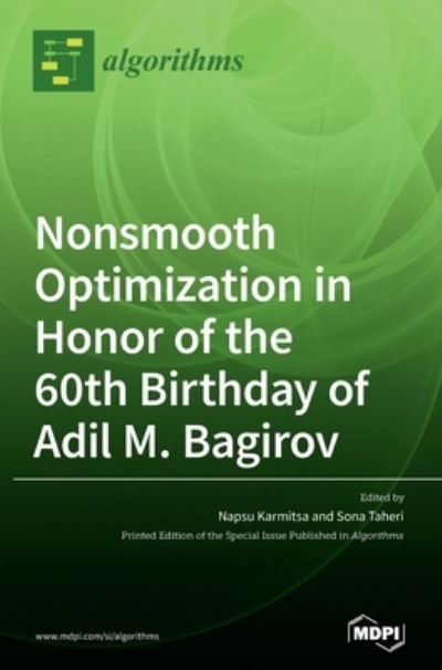 Cover for Napsu Karmitsa · Nonsmooth Optimization in Honor of the 60th Birthday of Adil M. Bagirov (Hardcover Book) (2020)