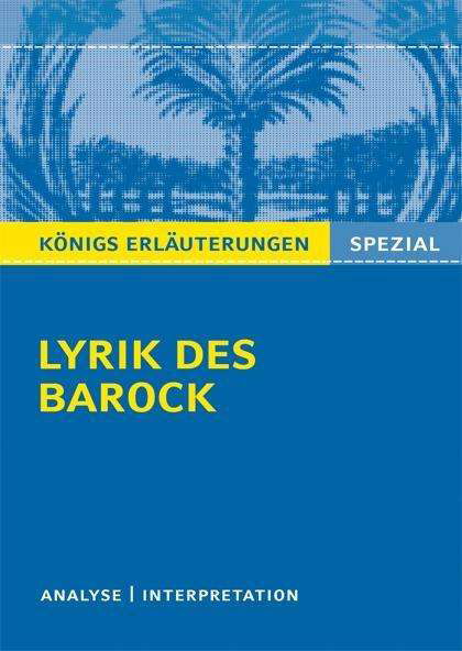 Cover for Gudrun Blecken · Königs Erl.Spezial. Lyrik des Barock (Bok)