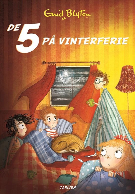 Cover for Enid Blyton · De 5: De 5 (17) - De 5 på vinterferie (Sewn Spine Book) [1st edition] (2020)