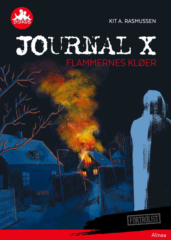 Cover for Kit A. Rasmussen · Læseklub: Journal X - Flammernes kløer, Rød Læseklub (Indbundet Bog) [1. udgave] (2018)