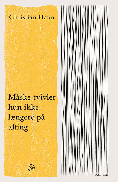 Cover for Christian Haun · Måske tvivler hun ikke længere på alting (Sewn Spine Book) [1. wydanie] (2024)