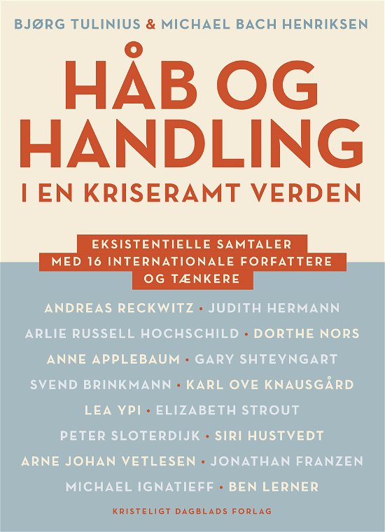 Cover for Bjørg Tulinius og Michael Bach Henriksen · Håb og handling i en kriseramt verden (Hæftet bog) [1. udgave] (2022)