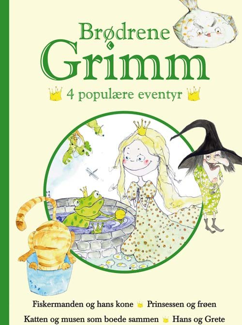 Eventyrbøgerne: Brødrene Grimm - 4 populære eventyr Blå - Brødrene Grimm - Kirjat - Globe - 9788778846358 - keskiviikko 20. tammikuuta 2016