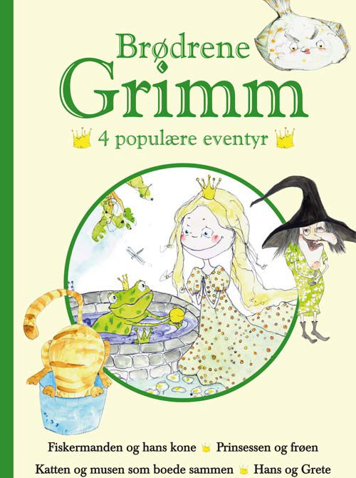 Eventyrbøgerne: Brødrene Grimm - 4 populære eventyr Blå - Brødrene Grimm - Bøger - Globe - 9788778846358 - 20. januar 2016