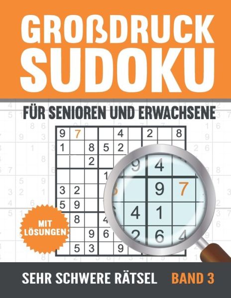 Cover for Visufactum Ratsel · Grossdruck Sudoku Fur Senioren: Sehr Schwere Sudoku Ratsel in Grosser Schrift mit Loesungen - Vol 3 (Taschenbuch) (2022)