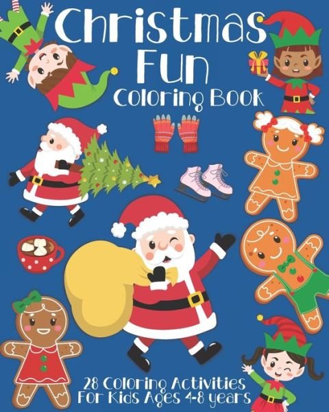 Cover for J and I Books · Christmas Fun Coloring Book for Kids (Paperback Book) (2020)