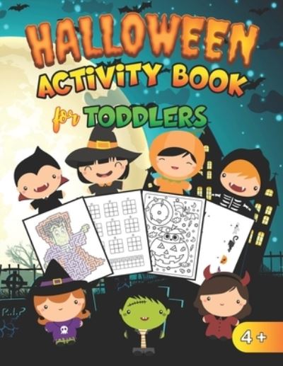 Cover for Luke &amp; Jane Creation · Halloween Activity Book for Toddlers (Paperback Book) (2020)