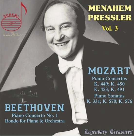 Cover for Beethoven / Pressler / Seipenbusch · Menahem Pressler 3 (CD) (2019)