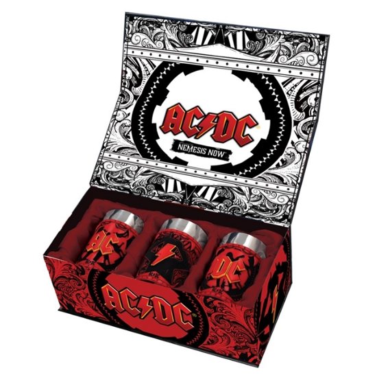 AC/DC · AC/DC Logo Shot Glass Set (Set Of 3) (Glas) (2024)