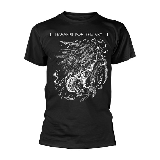 Cover for Harakiri for the Sky · Arson White (T-shirt) [size XL] [Black edition] (2021)