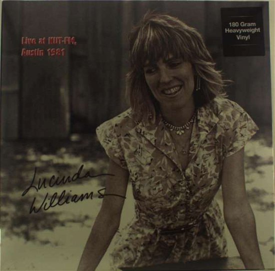 Cover for Lucinda Williams · Live at Kut-fm in Austin / Tx (LP) (2017)