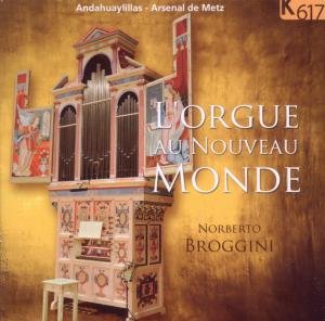 Cover for Noberto Broggini · L'orgue Au Nouveau Monde (CD) (2012)