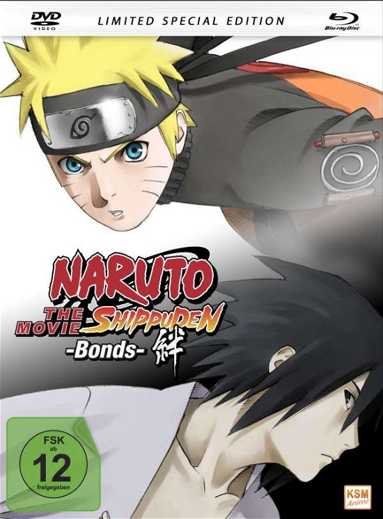 Cover for Naruto Shippuden - Bonds - The Movie 2 - Limited Edition (mediabook) (blu-ray+dvd) (Blu-ray) (2016)
