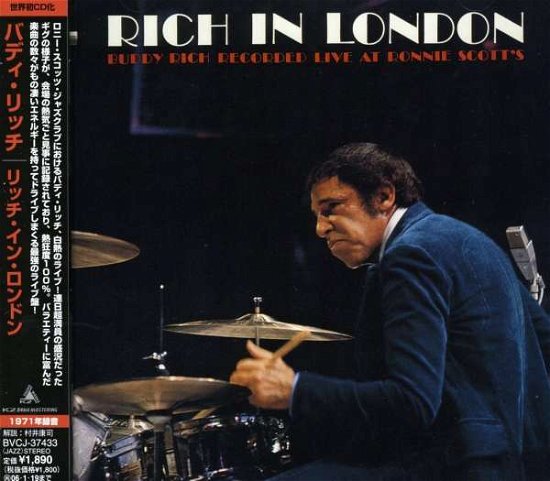 Cover for Buddy Rich · Rich in London (Jpn) (24bt) (Rmst) (CD) [Remastered edition] (2005)
