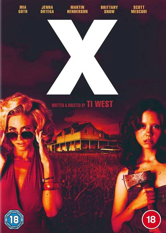 Cover for X (DVD) (2022)