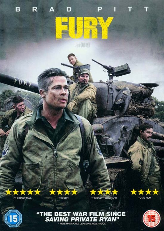 Cover for Fury (DVD) (2014)