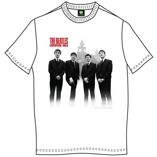 The Beatles Unisex T-Shirt: In Liverpool - The Beatles - Merchandise - Apple Corps - Apparel - 5055295321359 - January 9, 2020