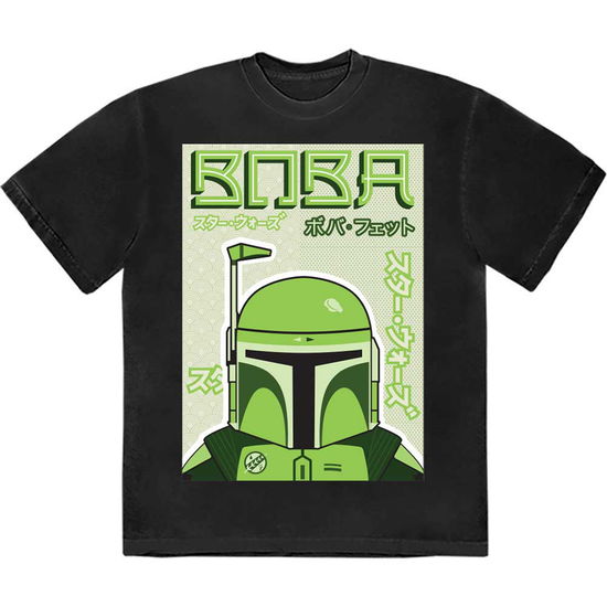 Star Wars Unisex T-Shirt: Boba Japanese - Star Wars - Merchandise -  - 5056737228359 - January 24, 2024