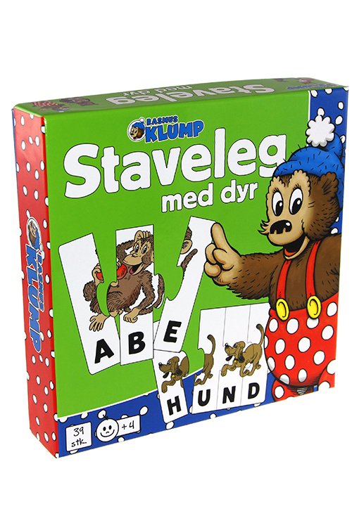 Rasmus Klump - staveleg med dyr -  - Muu - Barbo Toys - 5704976074359 - keskiviikko 4. marraskuuta 2020