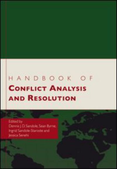 Dennis J.D. Sandole · Handbook of Conflict Analysis and Resolution (Paperback Bog) (2010)