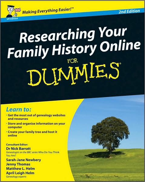 Researching Your Family History Online For Dummies 2e - N Barratt - Bøger - John Wiley & Sons Inc - 9780470745359 - September 11, 2009
