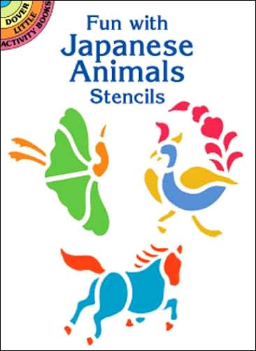 Cover for Ellen Harper · Fun with Japanese Animals Stencils - Dover Stencils (Paperback Book) (2001)